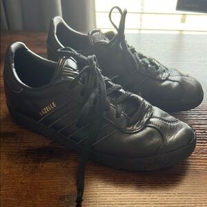 Adidas Gazelle Black Boys Shoes